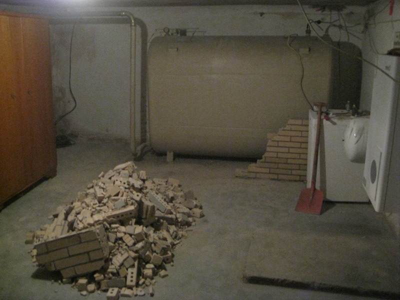 Abbruch &Ouml;ltankwand