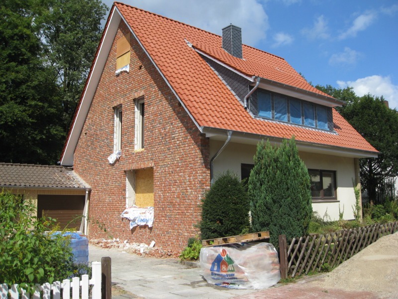 Ger&uuml;st ist abgebaut